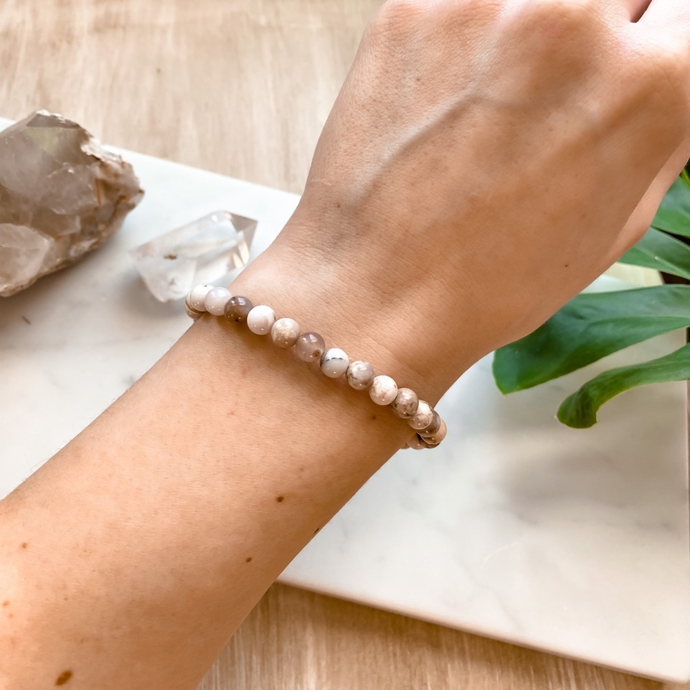 Smokey dendrite bracelet